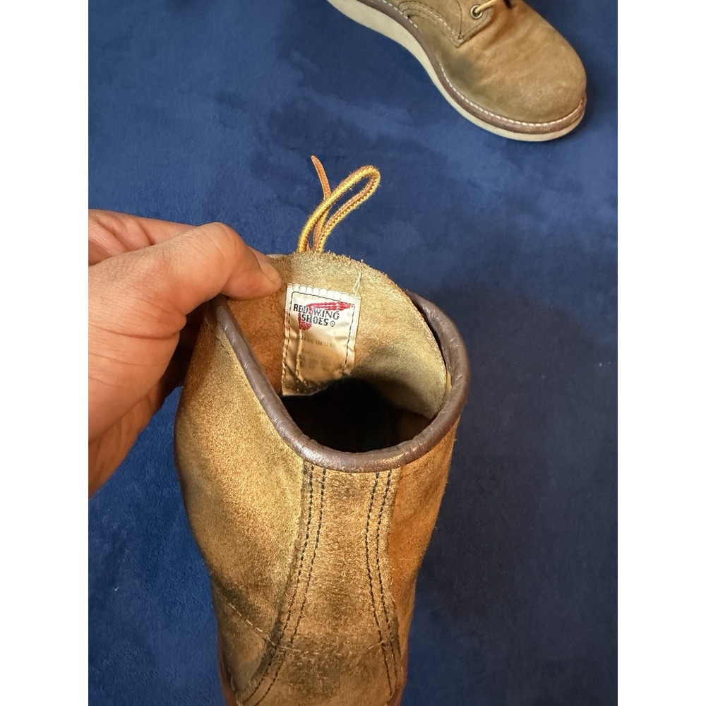 Vtg Red Wing Heritage Rover Boots Muleskinner Roughout Leather 2953 Mens 7.5D - Picture 6 of 15